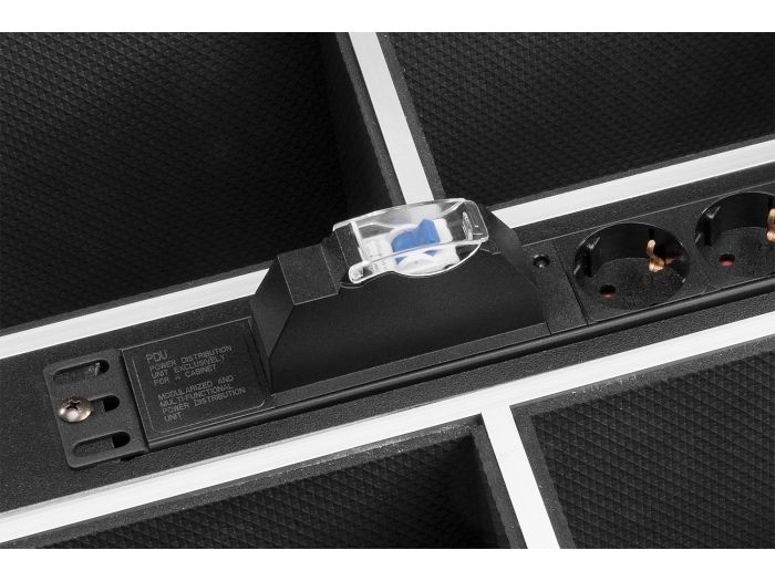 Beamz FCC66 Flightcase para 6x BBP66 focos con cargador 