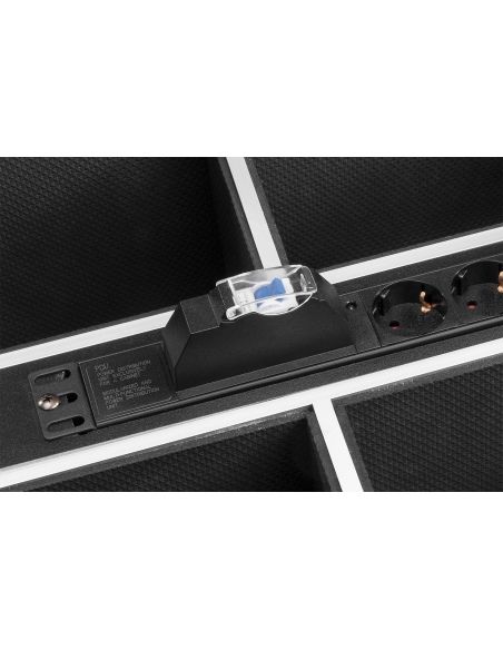 Beamz FCC66 Flightcase para 6x BBP66 focos con cargador 