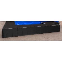 Power Dynamics SKIRT-S60 Fald¢n de escenario Polyester recto 6m x 60cm 2