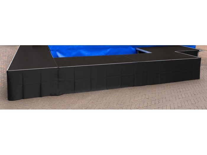 Power Dynamics SKIRT-S60 Fald¢n de escenario Polyester recto 6m x 60cm