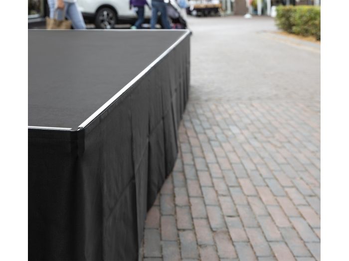 Power Dynamics SKIRT-S60 Fald¢n de escenario Polyester recto 6m x 60cm