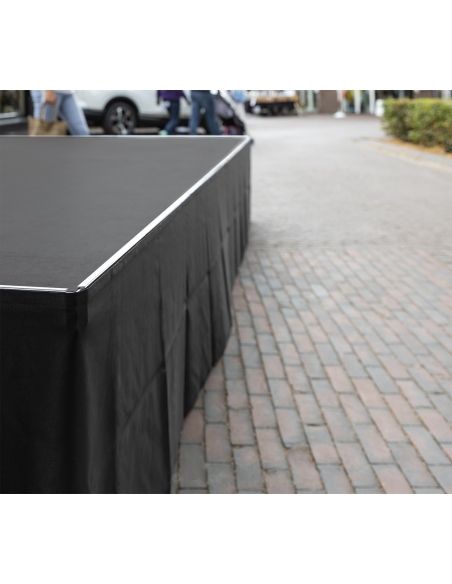 Power Dynamics SKIRT-S60 Fald¢n de escenario Polyester recto 6m x 60cm