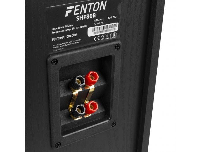 Fenton SHF80B Bafles de torre Set 3x 6.5” Negro 100282 - 8