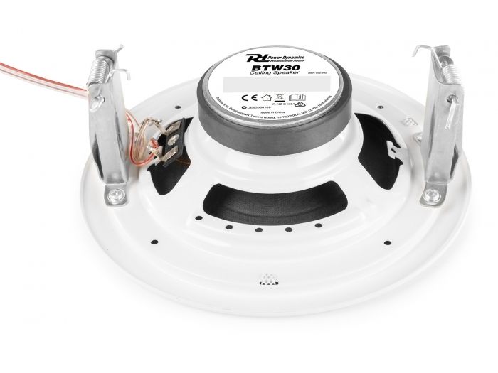 Power Dynamics BTW30SET Wall Mounted Audio System with 2 x15W Ceiling Speakers 952482 - 9