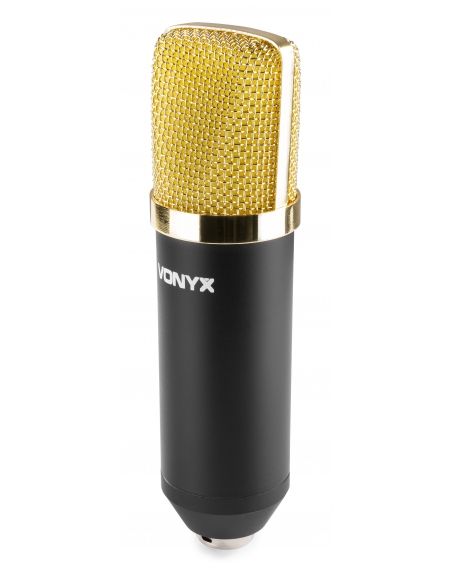 Vonyx CMS400B Studio Set micro Cond Gold | Mas Que Sonido