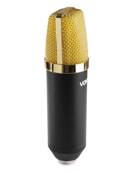 Vonyx CMS400B Studio Set micro Cond Gold | Mas Que Sonido