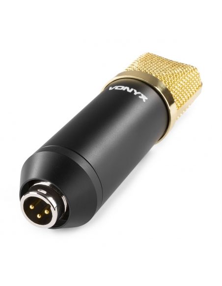 Vonyx CMS400B Studio Set micro Cond Gold | Mas Que Sonido