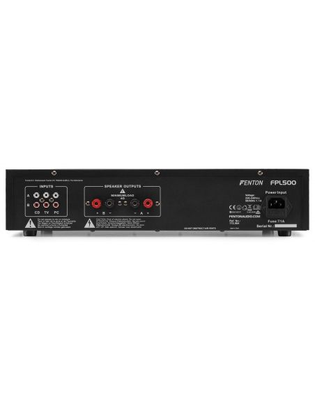 Fenton FPL500 Dig.Amplifier BT MP3 LED EQ | Mas Que Sonido
