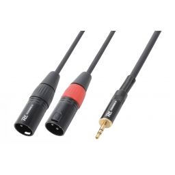 Power Dynamics Minijack a XLR 6 metros | Masquesonido.com