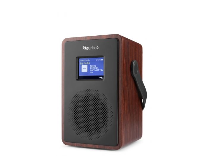 Audizio Modena Radio Portátil DAB+ Radio con batería Madera Oscura 102402 - 3