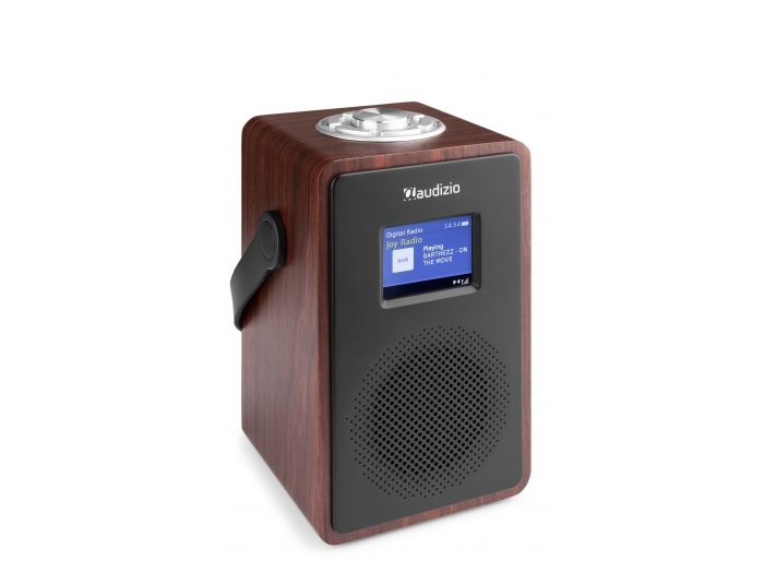Audizio Modena Radio Portátil DAB+ Radio con batería Madera Oscura 102402 - 4
