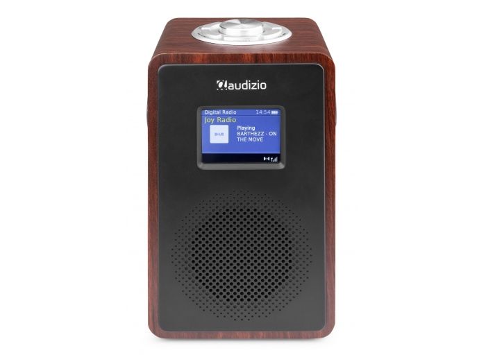 Audizio Modena Radio Portátil DAB+ Radio con batería Madera Oscura 102402 - 5