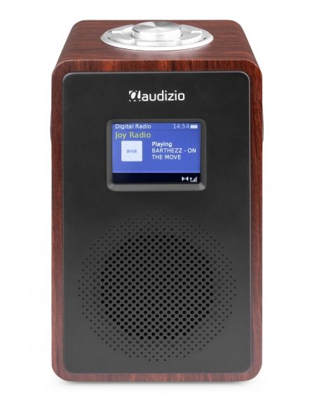 Audizio Modena Radio Portátil DAB+ Radio con batería Madera Oscura 102402 - 5