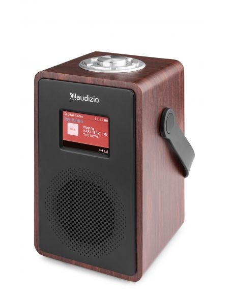 Audizio Modena Radio Portátil DAB+ Radio con batería Madera Oscura 102402 - 6