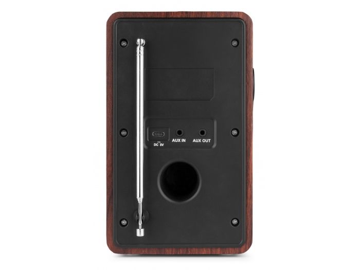 Audizio Modena Radio Portátil DAB+ Radio con batería Madera Oscura 102402 - 7