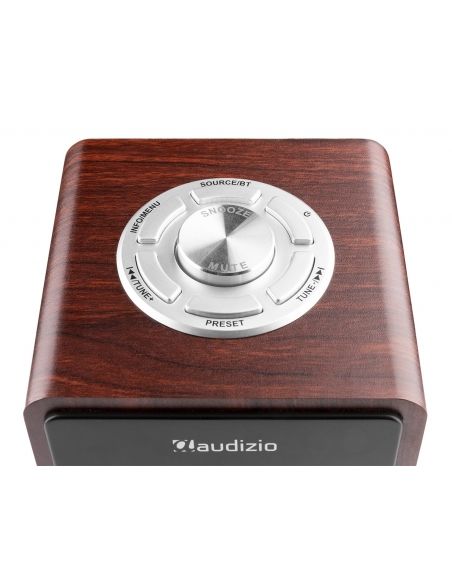 Audizio Modena Radio Portátil DAB+ Radio con batería Madera Oscura 102402 - 9