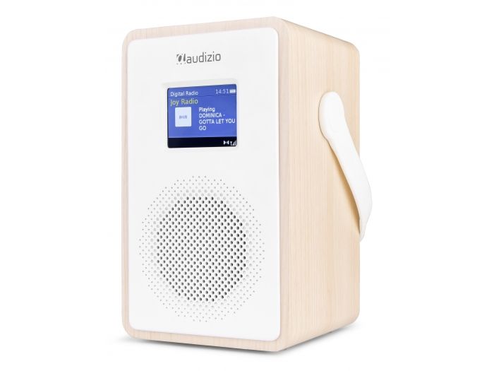 Audizio Modena Radio Portátil DAB+ Radio con batería Madera Clara 102400 - 3