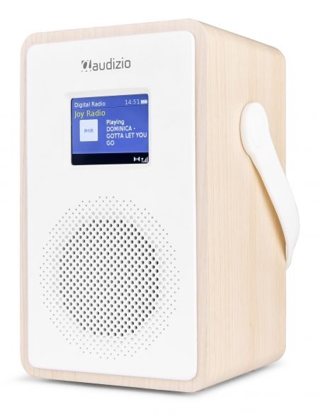 Audizio Modena Radio Portátil DAB+ Radio con batería Madera Clara 102400 - 3