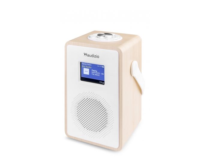 Audizio Modena Radio Portátil DAB+ Radio con batería Madera Clara 102400 - 6