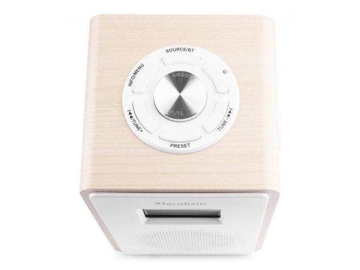 Audizio Modena Radio Portátil DAB+ Radio con batería Madera Clara 102400 - 8