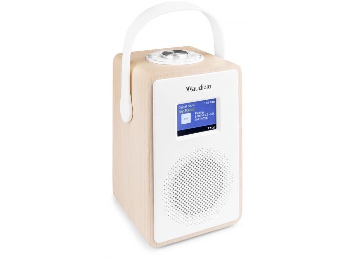 Audizio Modena Radio Portátil DAB+ Radio con batería Madera Clara 102400 - 11