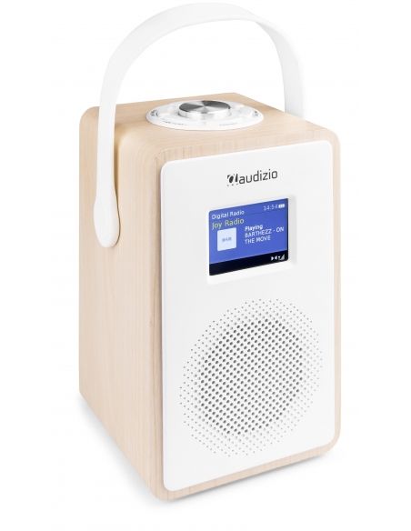 Audizio Modena Radio Portátil DAB+ Radio con batería Madera Clara 102400 - 11