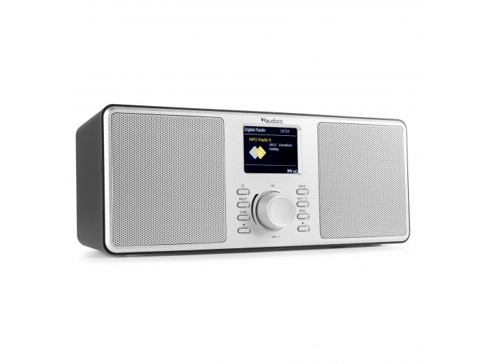 Audizio Monza DAB+ Radio estéreo Plata 102418 - 1