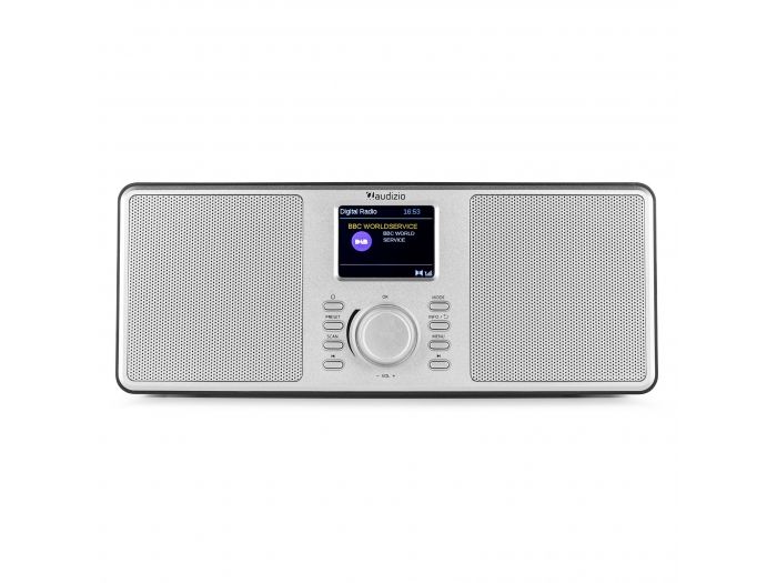 Audizio Monza DAB+ Radio estéreo Plata 102418 - 2