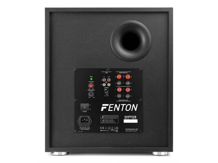 Fenton SHFS12B Subwoofer Activo 12“ Negro 100312