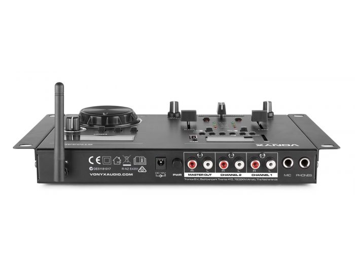 Vonyx STM3400 Mezclador de 2 canales con Scratch 172444 - 4