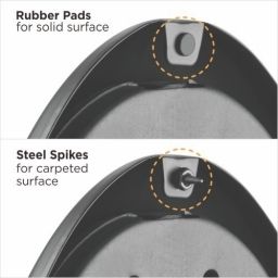 Audizio HTS12 Soporte de suelo para altavoz satélite, juego de 2 129212 - 1 2