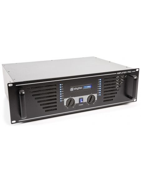 Skytec SKY-2000B Amplificador de sonido 2x 1000W Negro