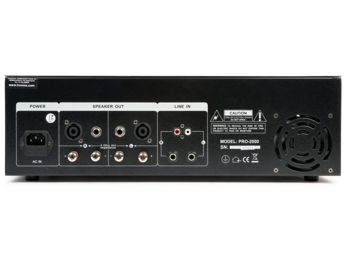 Skytec SKY-2000B Amplificador de sonido 2x 1000W Negro