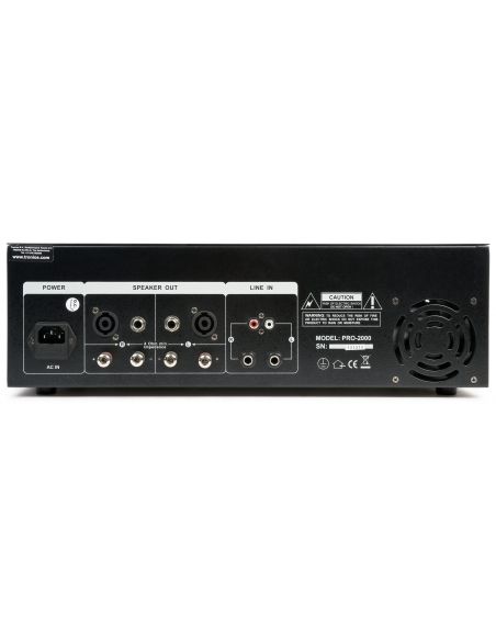 Skytec SKY-2000B Amplificador de sonido 2x 1000W Negro