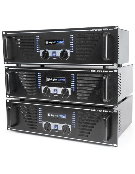 Skytec SKY-2000B Amplificador de sonido 2x 1000W Negro