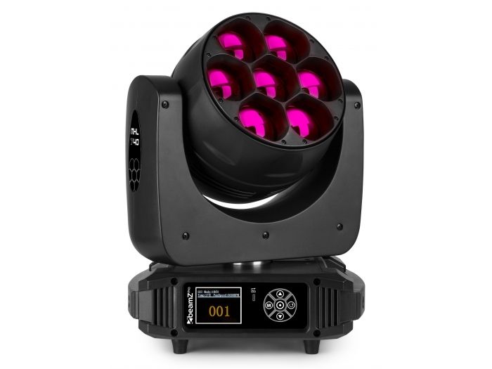 beamZ Pro MHL740 Cabeza Movil LED Zoom 7x40W 2 piezas en Flightcase 150103 - 2