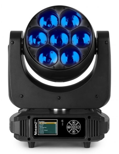 beamZ Pro MHL740 Cabeza Movil LED Zoom 7x40W 2 piezas en Flightcase 150103 - 3