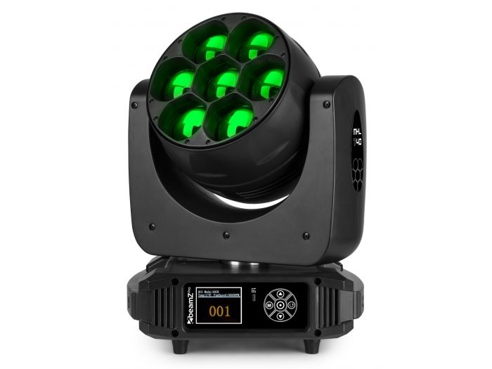 beamZ Pro MHL740 Cabeza Movil LED Zoom 7x40W 2 piezas en Flightcase 150103 - 4