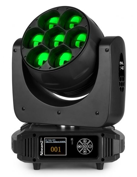 beamZ Pro MHL740 Cabeza Movil LED Zoom 7x40W 2 piezas en Flightcase 150103 - 4