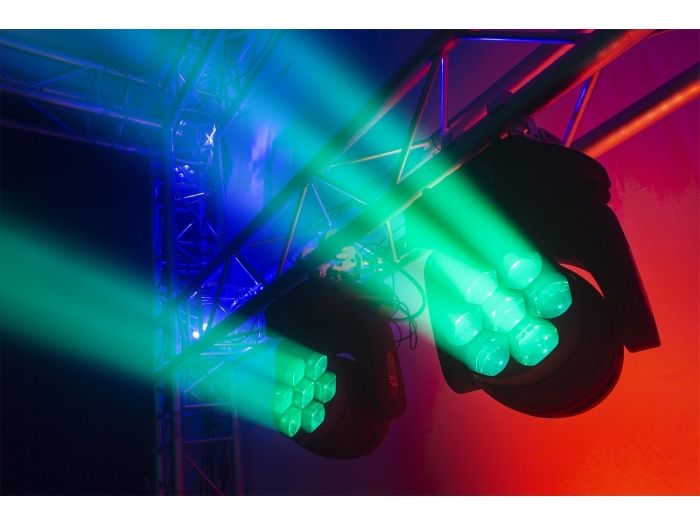 beamZ Pro MHL740 Cabeza Movil LED Zoom 7x40W 2 piezas en Flightcase 150103 - 8