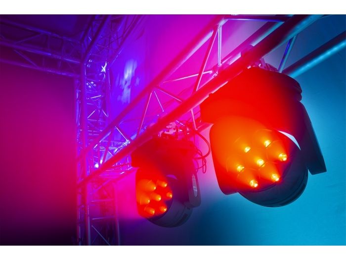 beamZ Pro MHL740 Cabeza Movil LED Zoom 7x40W 2 piezas en Flightcase 150103 - 9