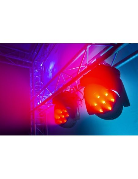 beamZ Pro MHL740 Cabeza Movil LED Zoom 7x40W 2 piezas en Flightcase 150103 - 9