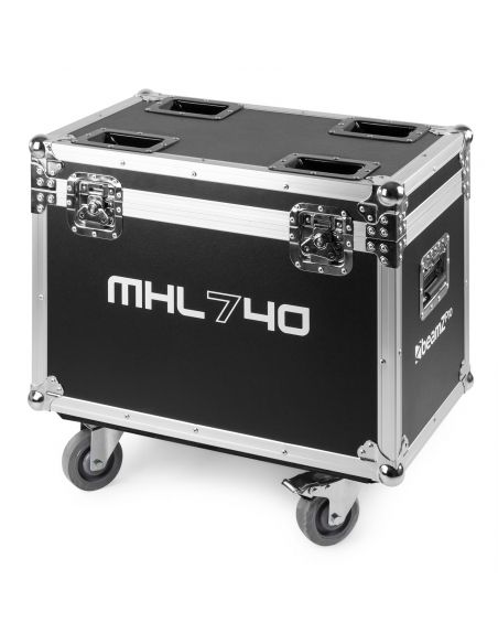 beamZ Pro MHL740 Cabeza Movil LED Zoom 7x40W 2 piezas en Flightcase 150103 - 11