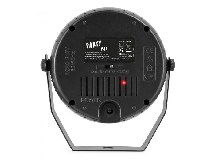 beamZ PLP12 Foco Par Party con batería 6x 1W Blanco 153208 - 5