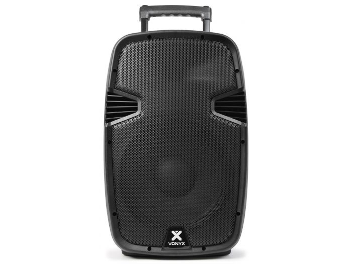 Vonyx SPJ-PA912 Bafle Movil activo ABS 12" 2 micros UHF/USB/MP3 170075 - 2