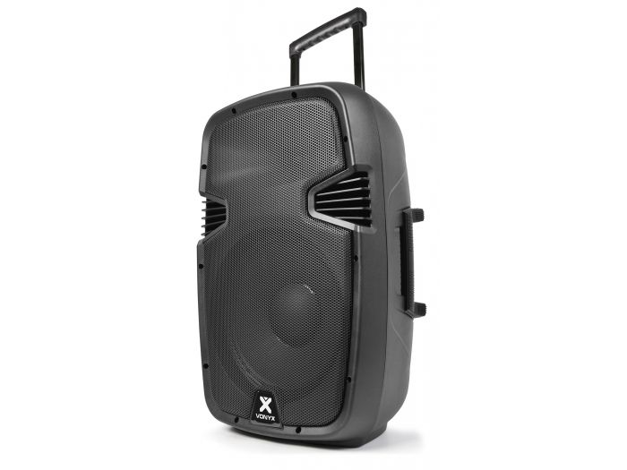 Vonyx SPJ-PA912 Bafle Movil activo ABS 12" 2 micros UHF/USB/MP3 170075 - 3