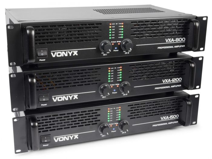 Vonyx VXA-1500 II Amplificadpr PA 2x750W | Mas Que Sonido