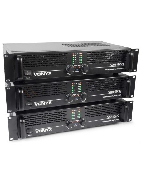 Vonyx VXA-1500 II Amplificadpr PA 2x750W | Mas Que Sonido