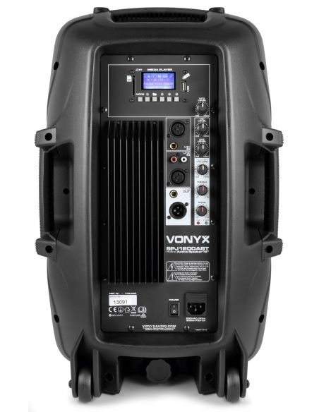 Vonyx SPJ-1200ABT MP3 Bafle Activo Hi-End BT 12" 600W 178042 - 4