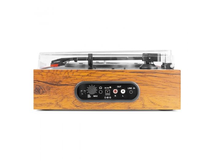 Fenton RP170L Giradiscos con caja de almacenaje de vinilos Madera 102165 - 5